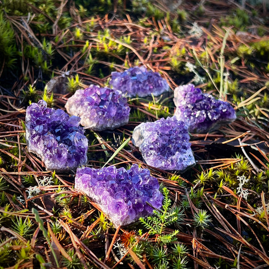 Amethyst, cluster