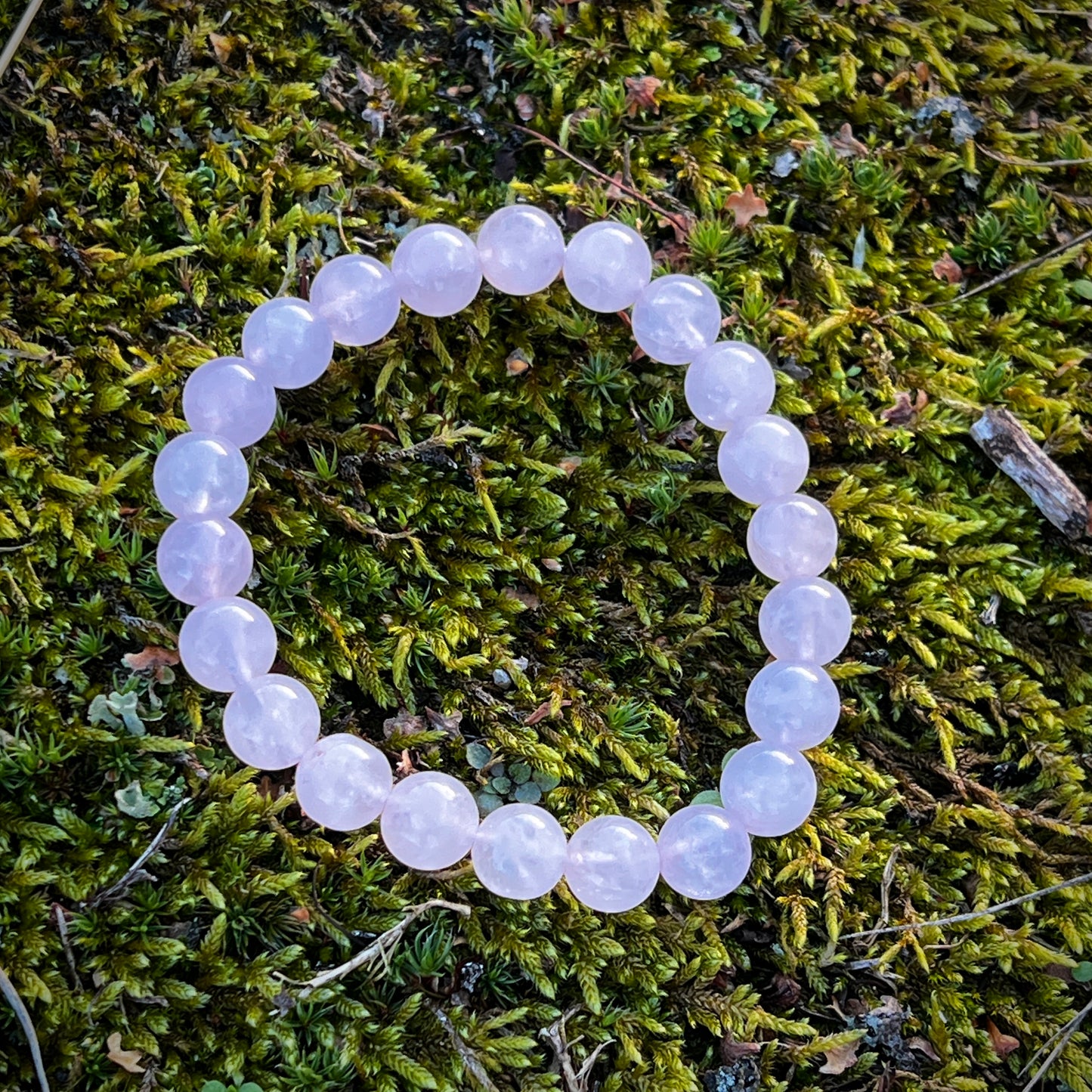 Rose quartz, bracelet, 8mm