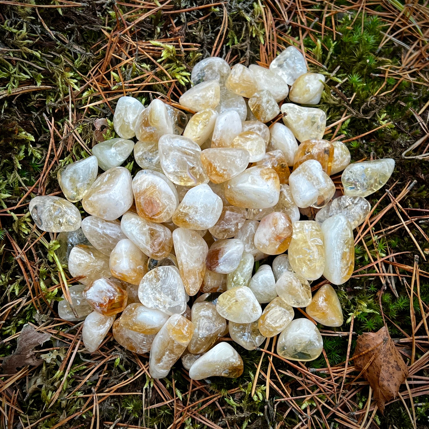 Citrine, tumbled