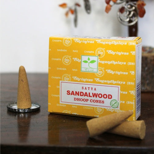 Satya Sandalwood Dhoop Cones