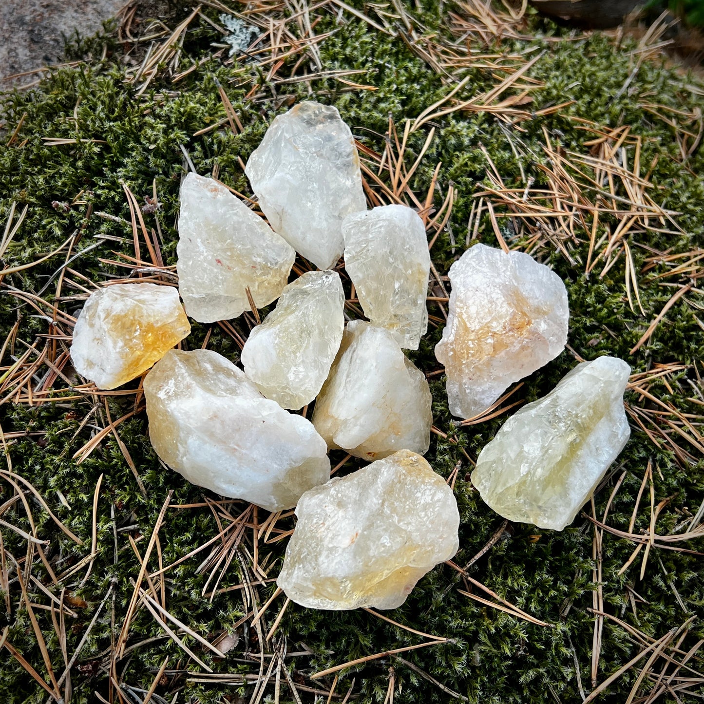 Citrine, raw stone