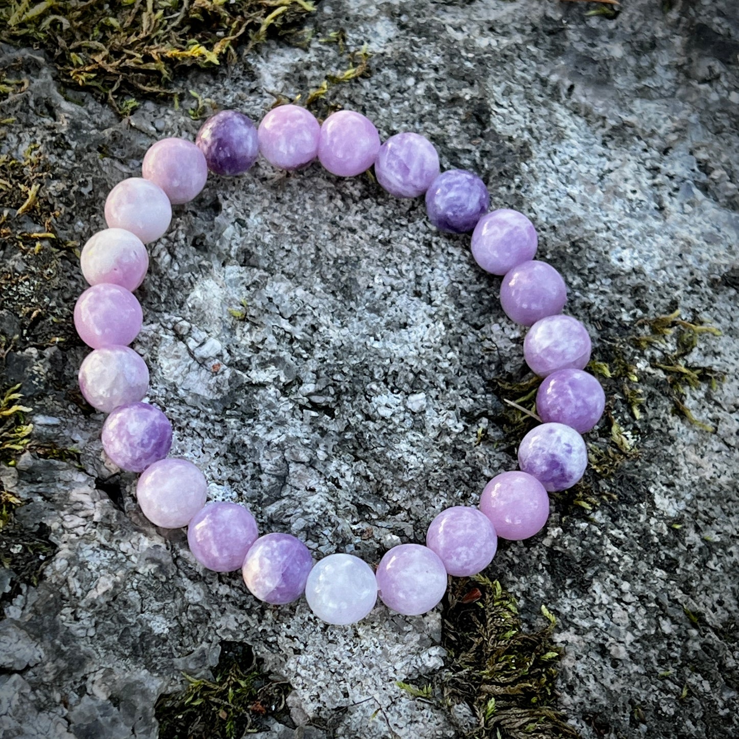 Lepidolite, bracelet, 8mm